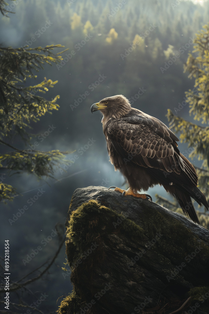 Fototapeta premium bald eagle in the zoo