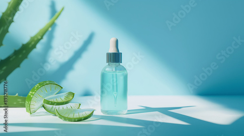 aloe vera plant and syringe