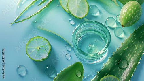 water drops on green leaf