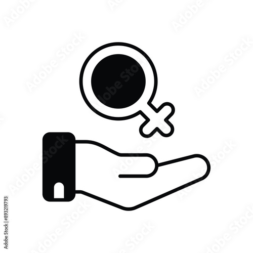 Women's Activism vector icon