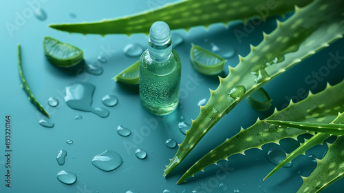 aloe vera with drops