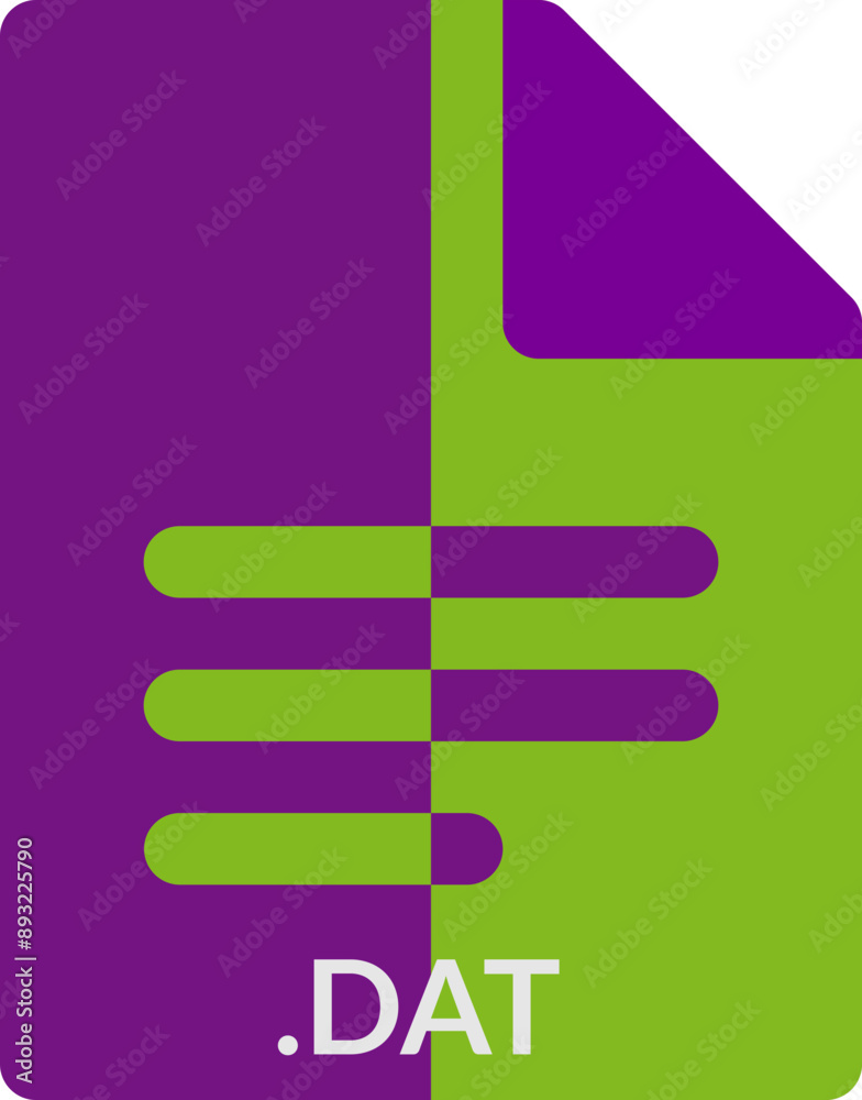 DAT icon 2 color combination mixture DAT icon 2 color combination mixture