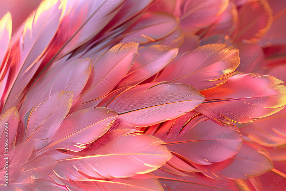 Generative ai on theme of beautiful texture bird feather for design natural abstract background Generative ai on theme of beautiful texture bird feather for design natural abstract background