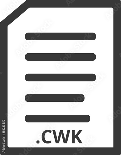 CWK   line document icon photo