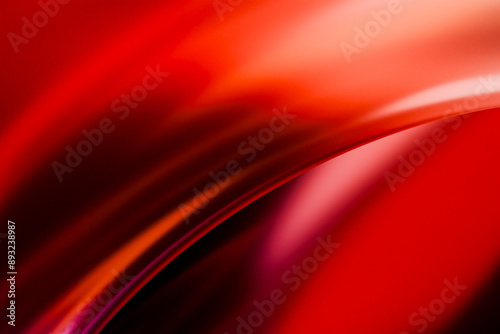 3d rendering of red abstract glass background