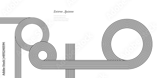 幾何学 抽象 ストライプ ループ サークル ライン 背景