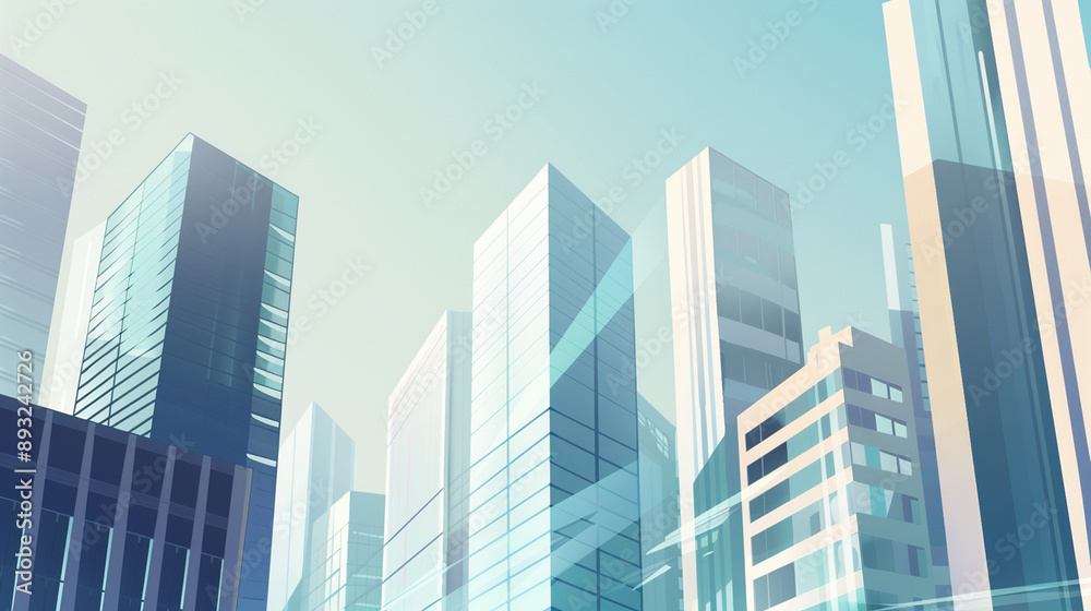 A futuristic skyscraper with a sleek, reflective glass facade rising against a clear blue sky, showcasing modern urban architecture and advanced design A futuristic skyscraper with a sleek, reflective glass facade rising against a clear blue sky, showcasing modern urban architecture and advanced design