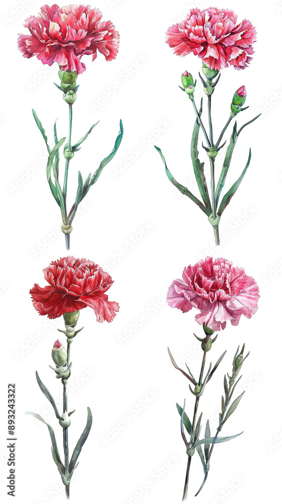 Dahlia Pinnata Flower On Transparent Background Dahlia Pinnata Flower On Transparent Background