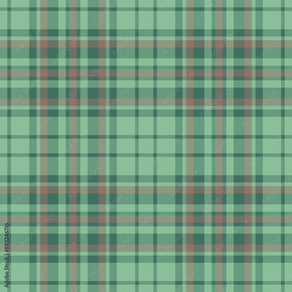 Plaid seamless pattern in green. Check fabric texture. Vector textile print. Plaid seamless pattern in green. Check fabric texture. Vector textile print.