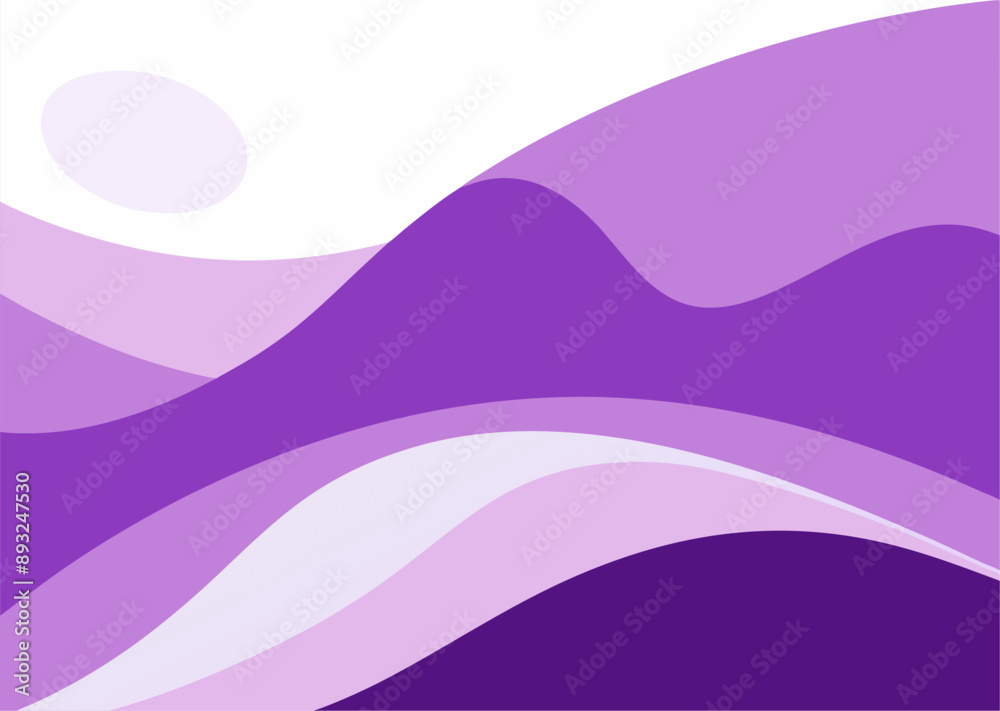 Lilac color abstract background with fluid shapes and gradients, perfect for modern designs.
