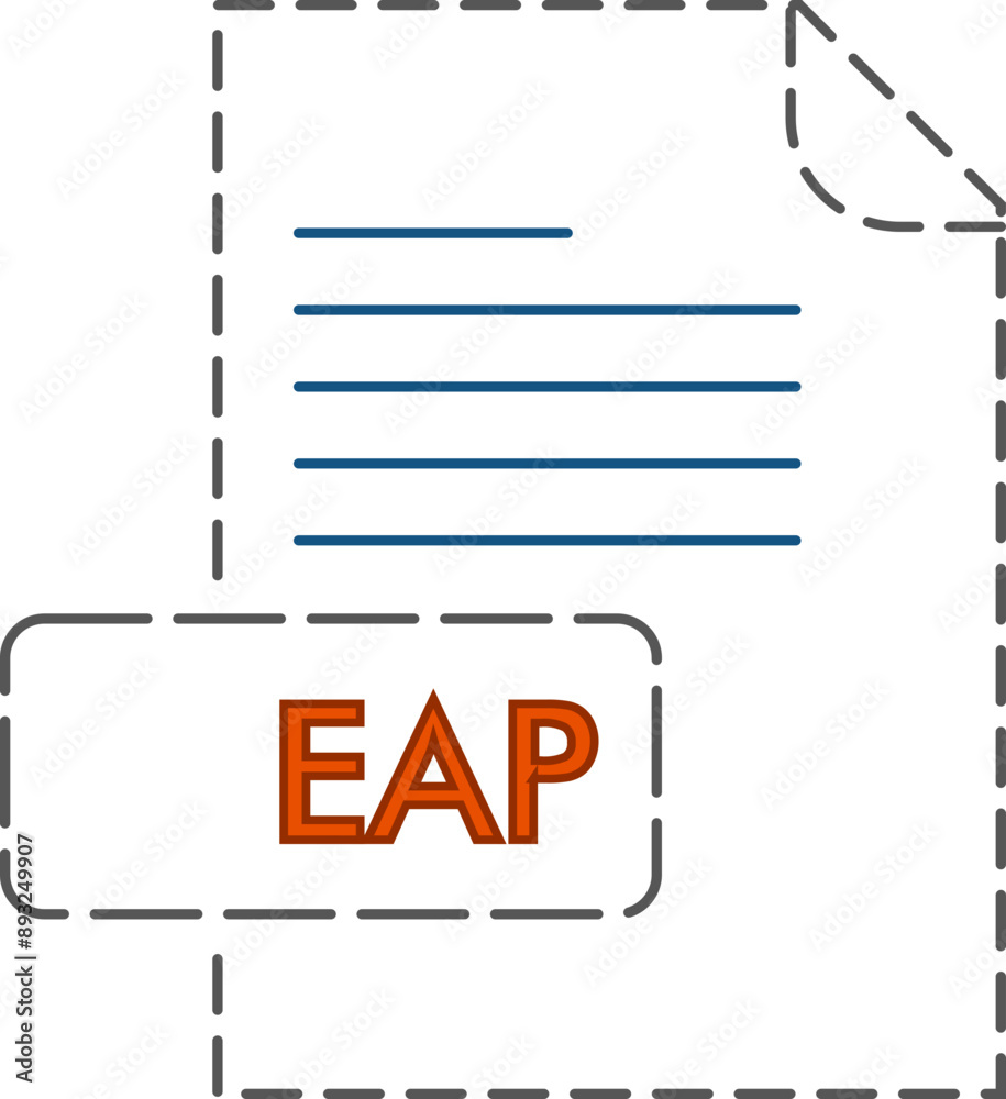 EAP File format icon rounded outline EAP File format icon rounded outline