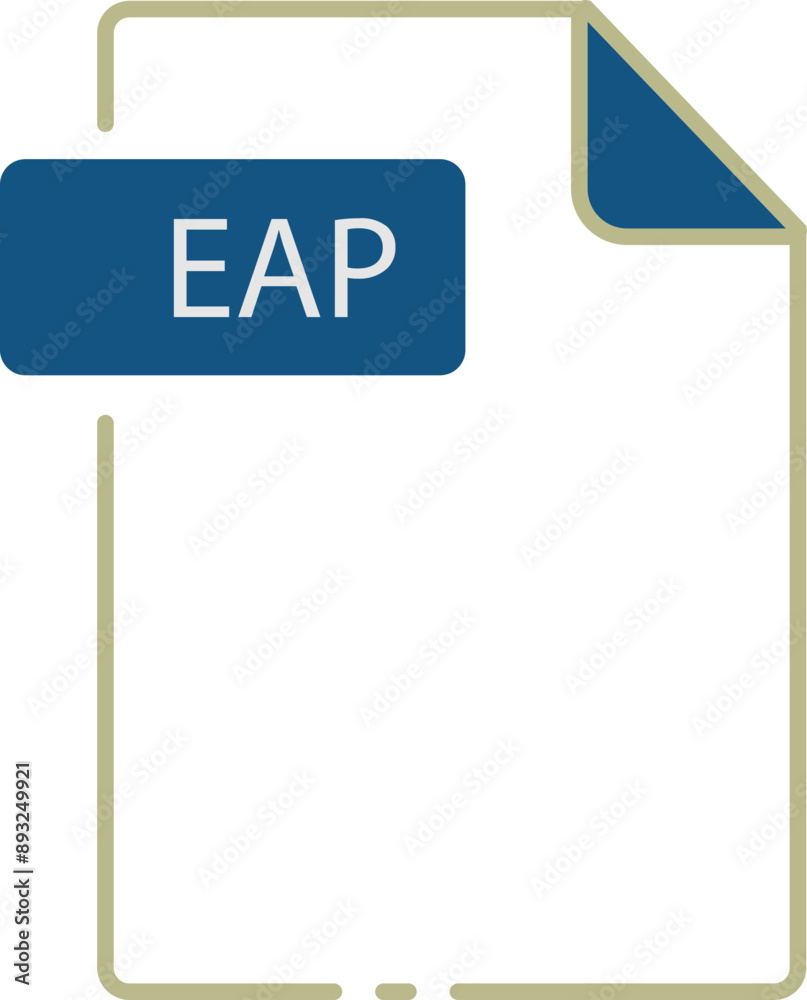 EAP File format minimal icon outline EAP File format minimal icon outline