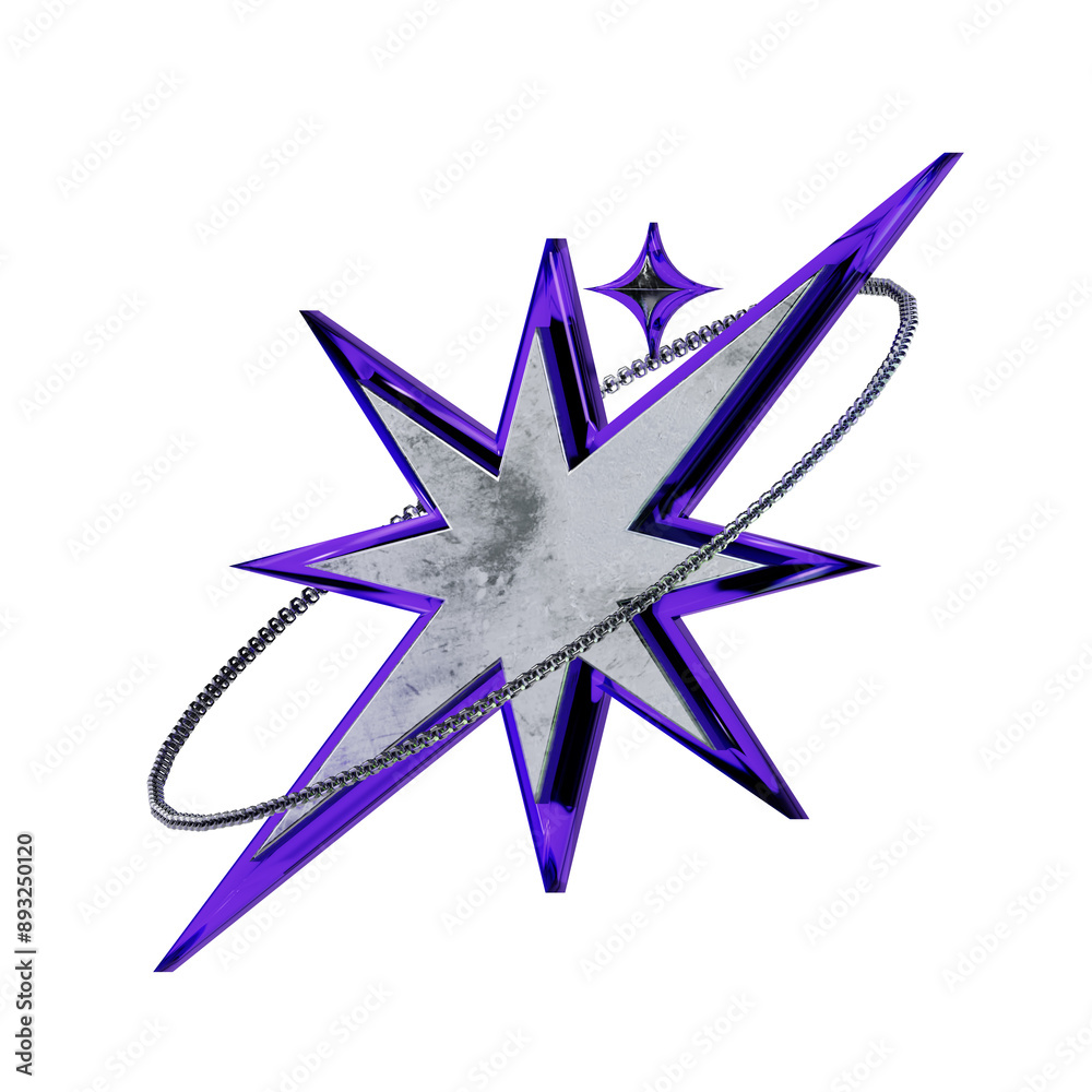 y2k purple star glass y2k purple star glass