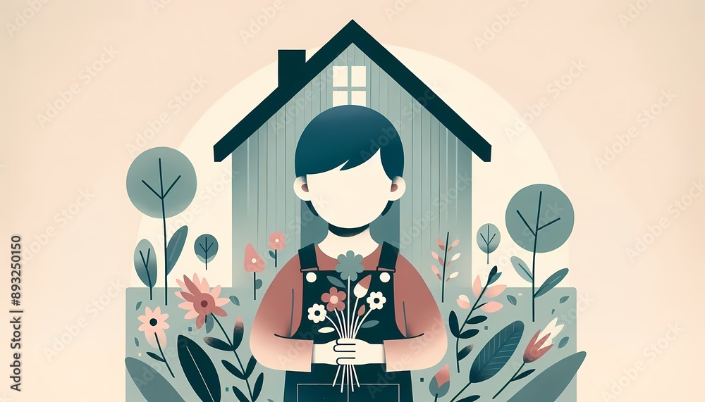 Comfortable Living Illustration Comfortable Living Illustration