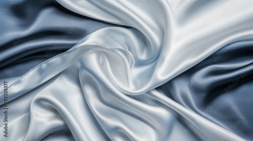 Texture of a silk scarf, emphasizing the smooth and luxurious finish Texture of a silk scarf, emphasizing the smooth and luxurious finish