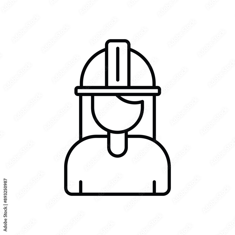 Women in Engineering vector icon Women in Engineering vector icon