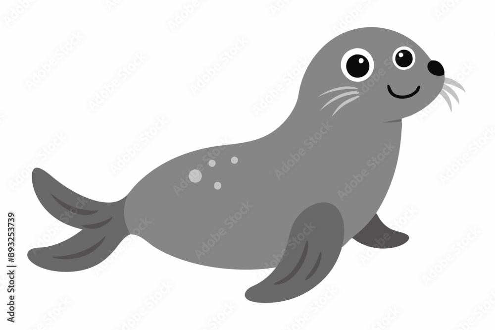 A Seal animal vector illustration A Seal animal vector illustration