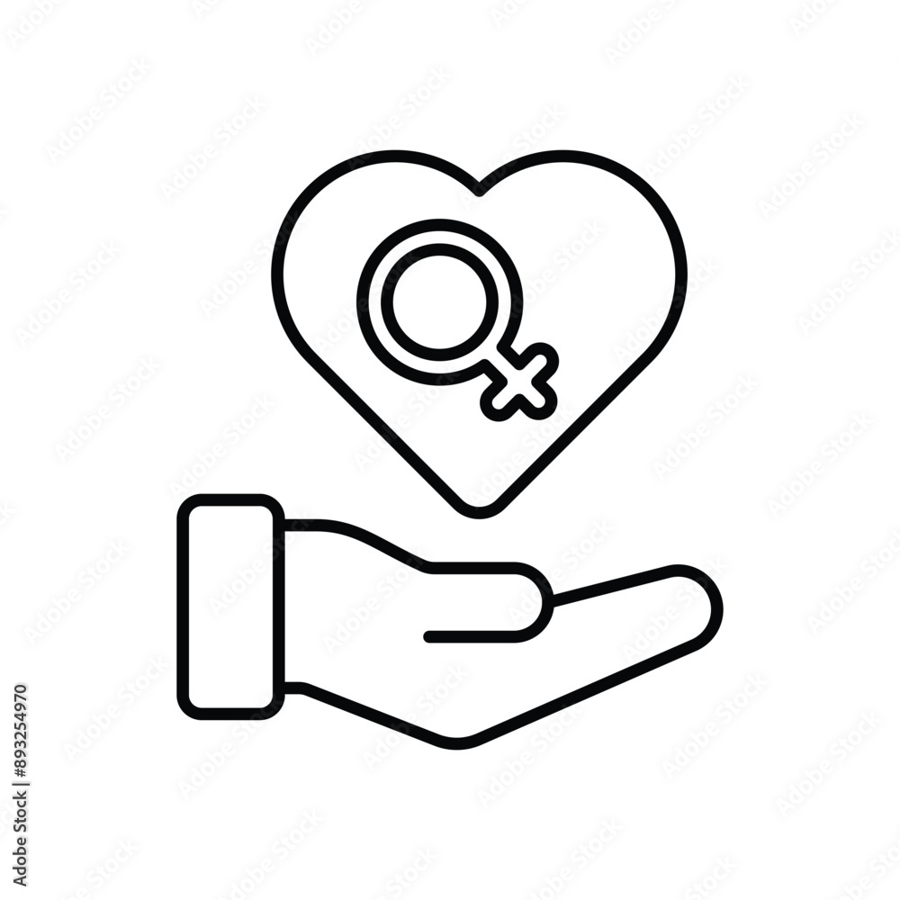 Women's Health vector icon Women's Health vector icon