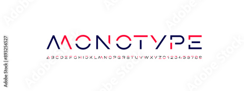 Technology font, digital cyber alphabet made multi-colored style, letters A, B, C, D, E, F, G, H, I, J, K, L, M, N, O, P, Q, R, S, T, U, V, W, X, Y, Z and numerals 0, 1, 2, 3, 4, 5, 6, 7, 8, 9