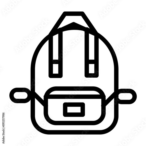 Bagpack Icon Style