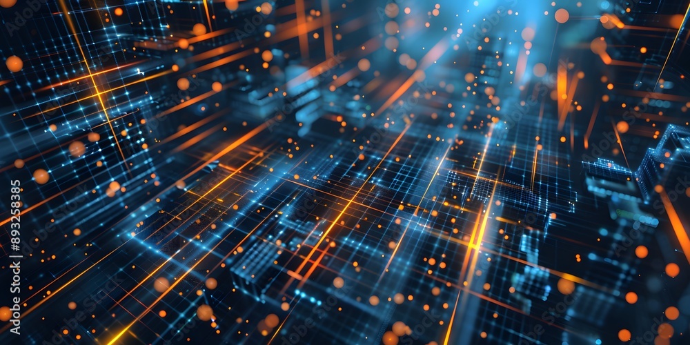 Modern Abstract Digital Tech Background Modern Abstract Digital Tech Background