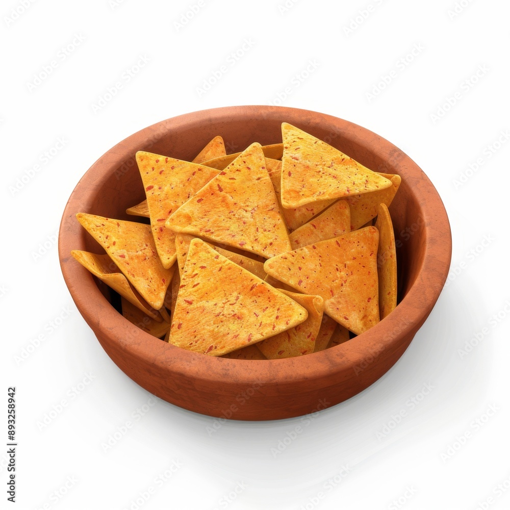 nachos isolated on white background nachos isolated on white background
