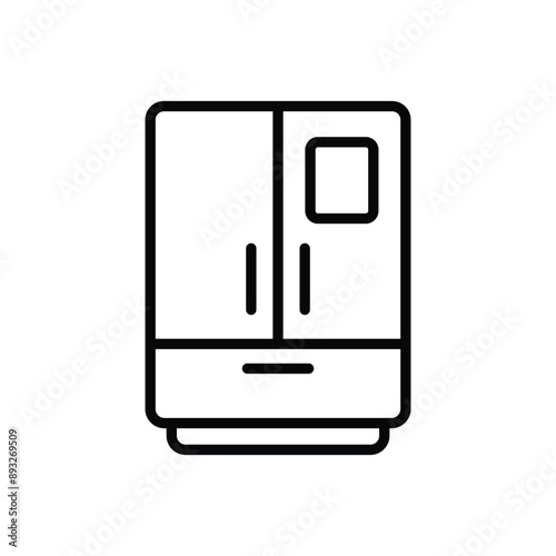 Refrigerator vector icon