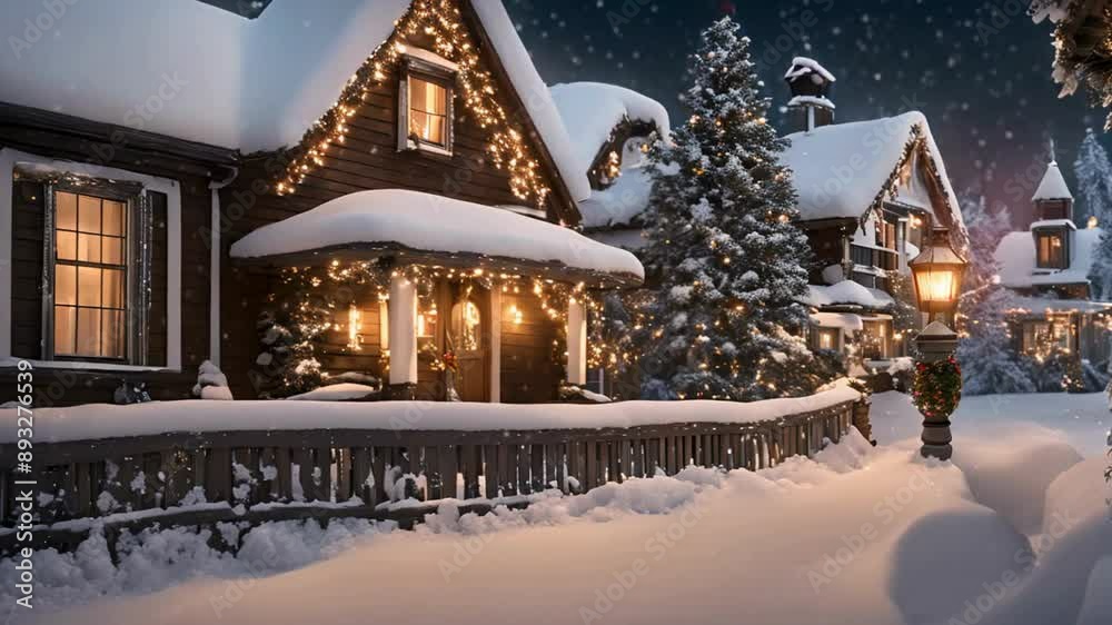 Take a stroll through the picturesque scenery of a winter wonderland and feel the Christmas spirit come alive Take a stroll through the picturesque scenery of a winter wonderland and feel the Christmas spirit come alive