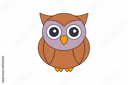 An Owl animal vector illustration photo