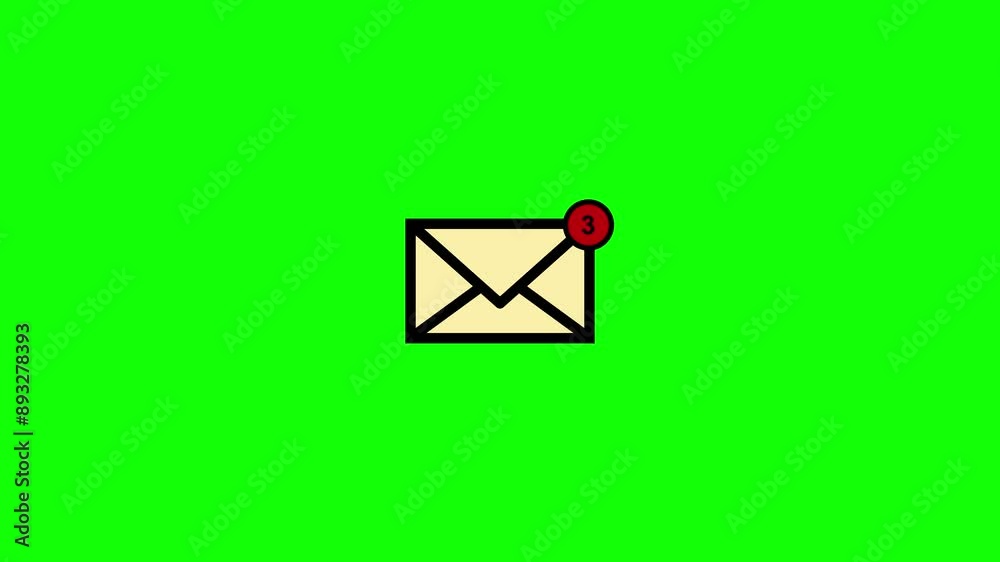 Email notification icon animation, email inbox notification icon animation Email notification icon animation, email inbox notification icon animation