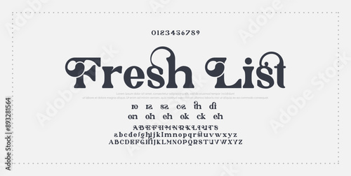 Modern Bold Font. Sans Serif Font. Regular Italic Uppercase Lowercase Typography urban style alphabet fonts for fashion, sport, technology, digital, movie, logo design, vector illustration