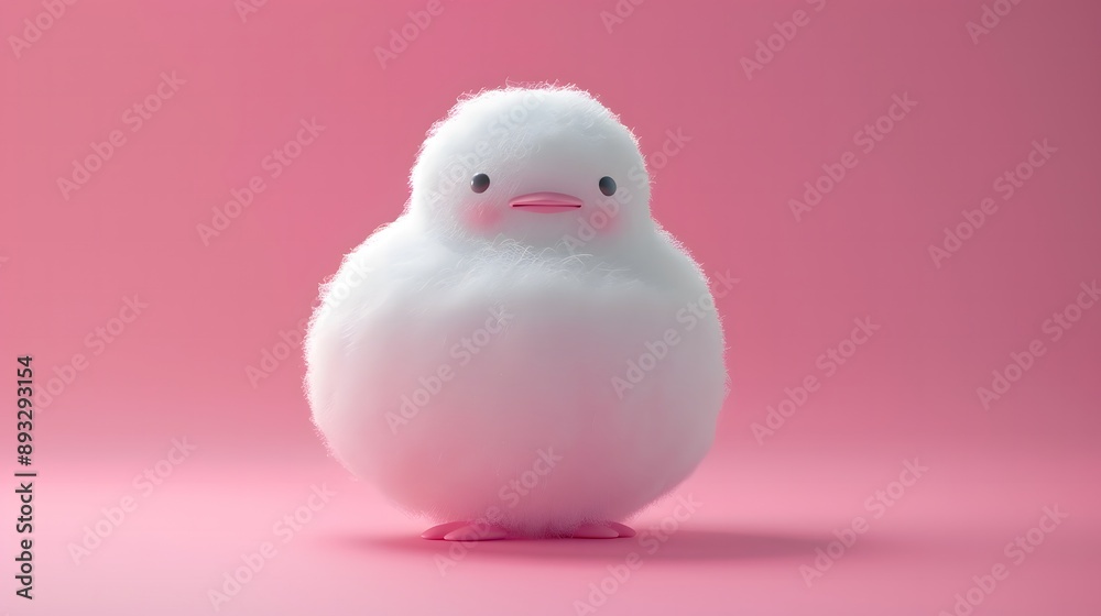 Happy Japanese Snow Yokai with Simple, Fun Art Style Happy Japanese Snow Yokai with Simple, Fun Art Style