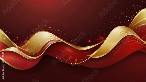 Luxury abstract background with golden lines on dark, modern backdrop concept 3d style. Illustration from vector about modern template deluxe design.