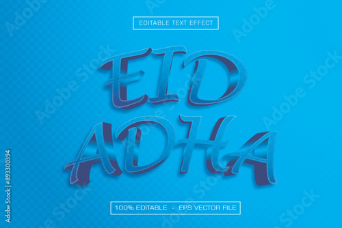 Eid Al Adha Editable Text Effect