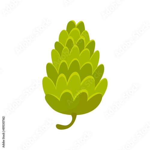 Seeds hops icon in cartoon style isolated on white background