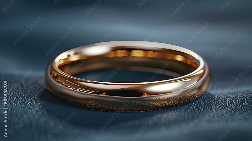 Laconic design: a gold ring on a background devoid of unnecessary details. Laconic design: a gold ring on a background devoid of unnecessary details.