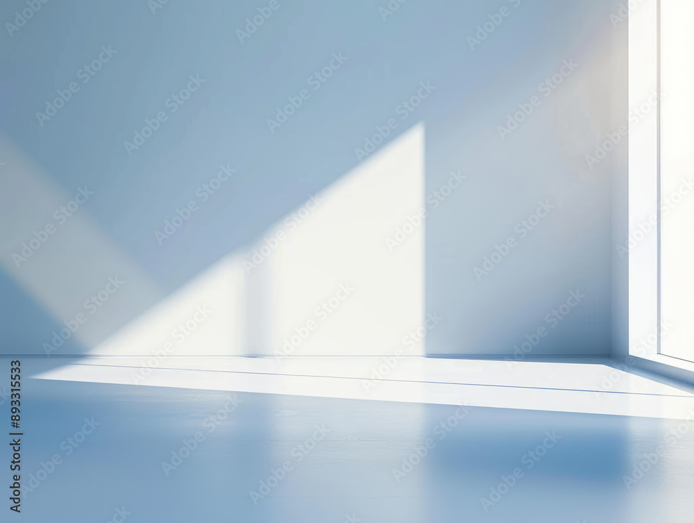 Obraz premium Serenity in Simplicity Refined Background with a Soft Blue Palette 