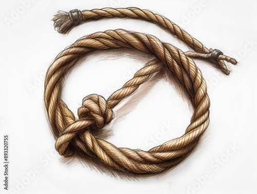 Lasso border illustration