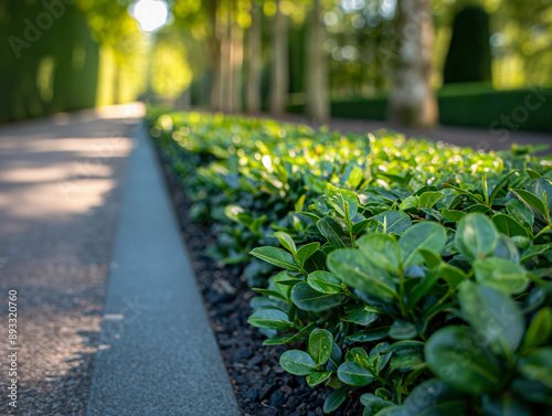 Leafy border