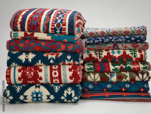 Stack of blankets
