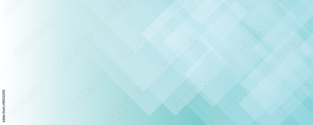 Abstract blue background with square shapes