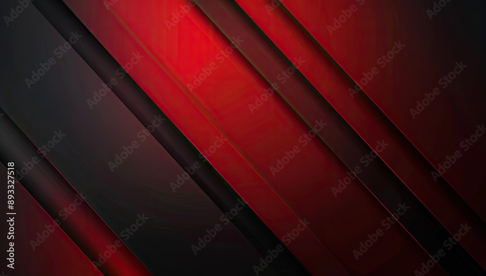 Abstract Red and Black Geometric Design Abstract Red and Black Geometric Design