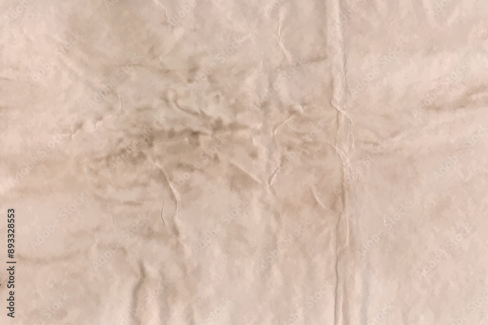 Naklejka premium old parchment paper sheet vintage aged or texture isolated background. crumpled, backgrounds, beige, material, textured, old, abstract, paper, brown paper, vector, paper scroll, folded, handmade