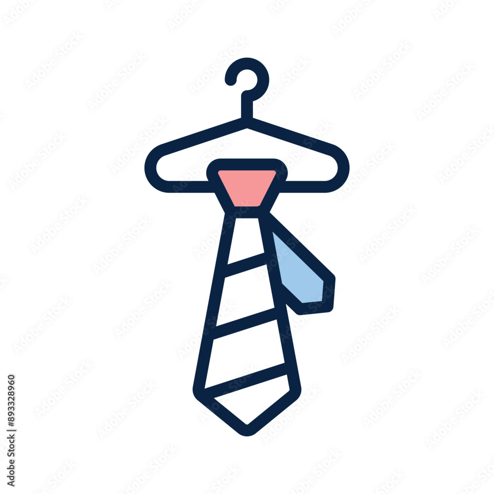 Icon of tie hanger in editable style, ready to use vector Icon of tie hanger in editable style, ready to use vector