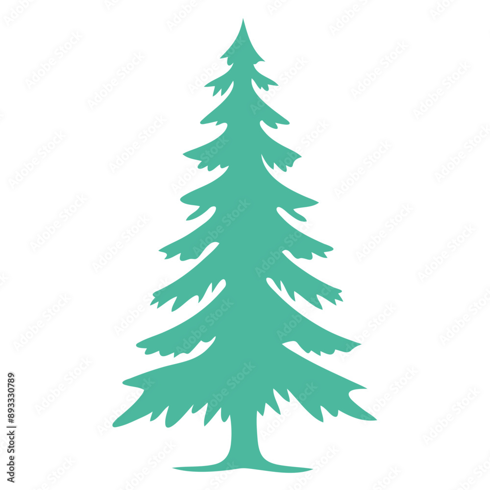 A tall green pine tree A tall green pine tree