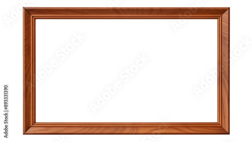 wooden horizontal frame isolate png