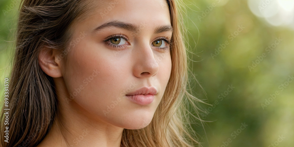 Radiant Smiling Woman - Joyful Close-Up Portrait with Natural Lighting