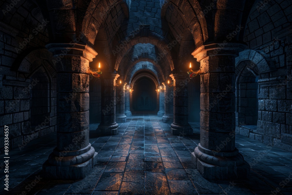 Ancient chambers leading to a secret sanctuary are shrouded in dim lighting, enhancing the sense of mystery and intrigue. Ancient chambers leading to a secret sanctuary are shrouded in dim lighting, enhancing the sense of mystery and intrigue.