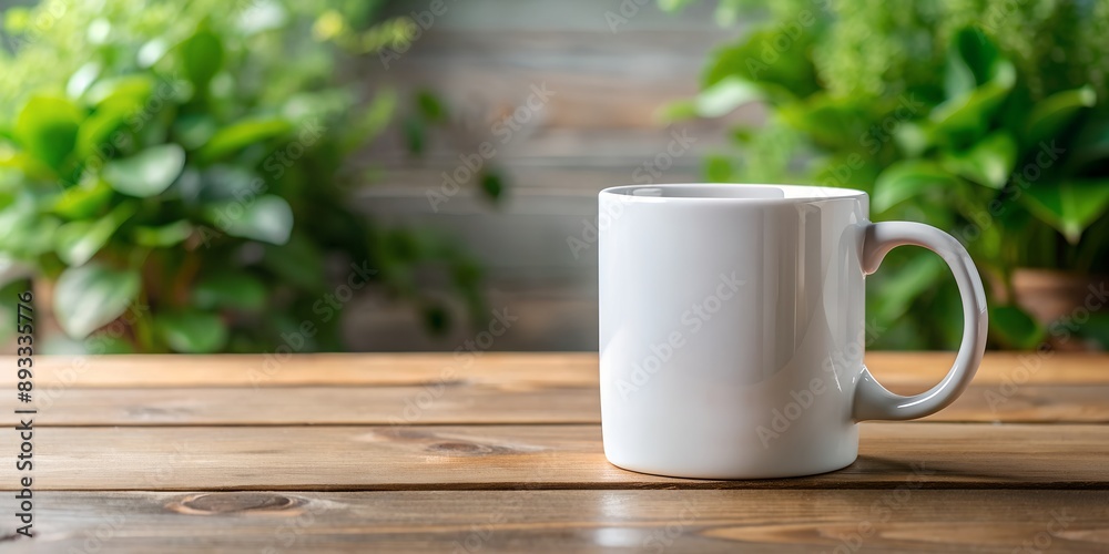 Coffee charming white mug for mokup AI-Generated Content Coffee charming white mug for mokup AI-Generated Content