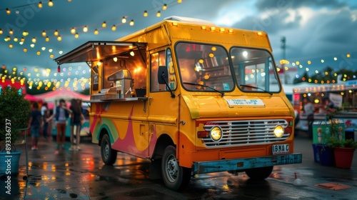 Food Truck at City Festival
